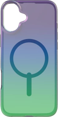 Mbështjellës Zagg Milan Snap për iPhone 16 Plus, MagSafe, Violet/Gjelbër