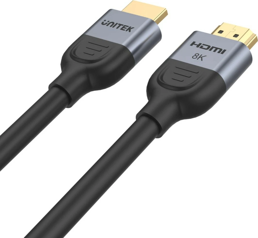 Kabllo HDMI Unitek C11086GY01-1M, 2.1, 8K 60Hz, 1m, e zezë