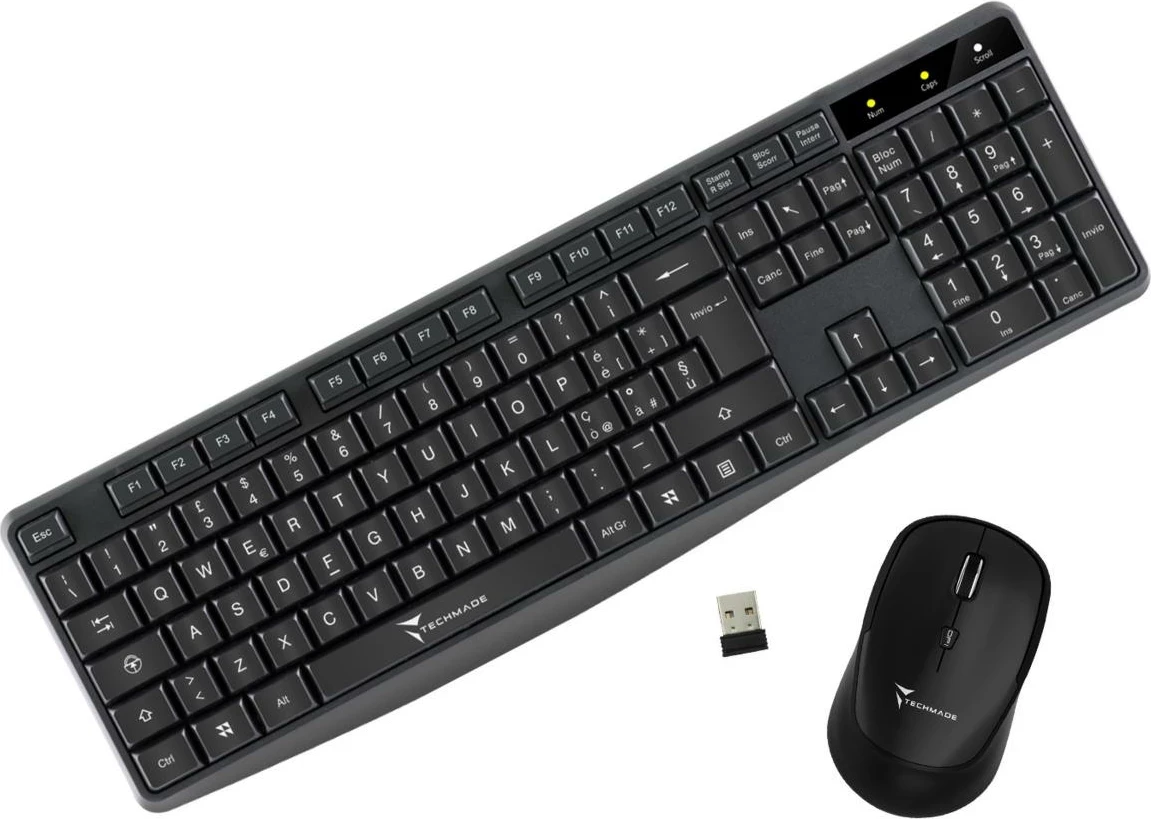 Kit tastierë + maus Techmade TM-KM001, e zezë