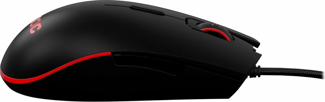 Maus gaming AOC GM500, me kabllo, RGB, 5000 DPI, i zi