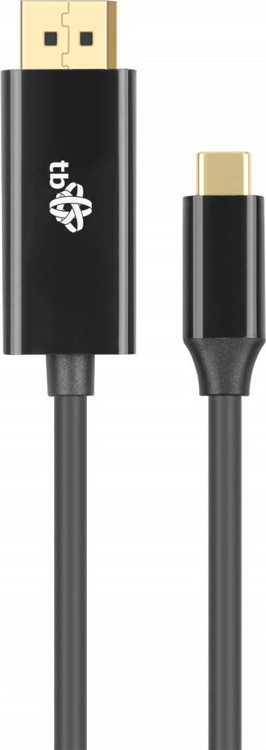 Kabllo USB-C në DisplayPort TB AKTBXVDUSBCDP2B, 2m, e zezë