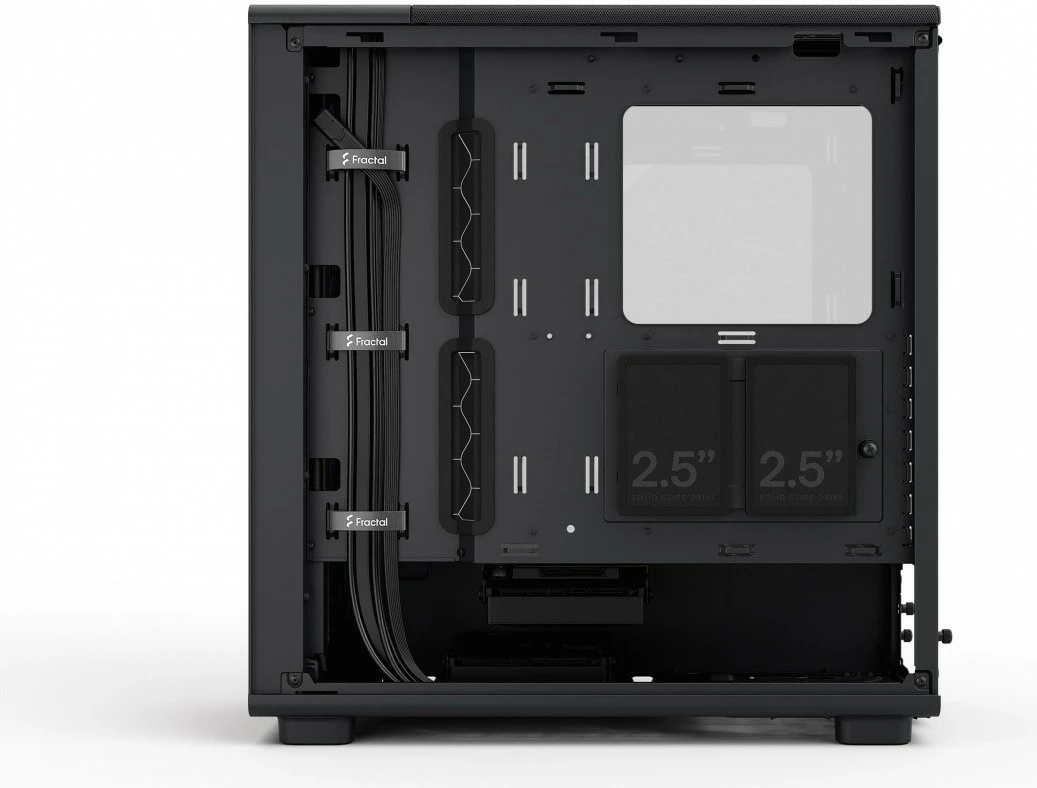 Kasë Fractal Design Epoch Black TG RGB Light Tint, Midi Tower, ATX, RGB, E zezë