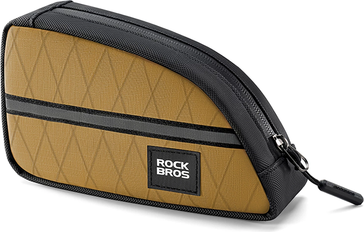 Çantë trekëndëshe biçiklete Rockbros 30120121003, 0.8L, kafe