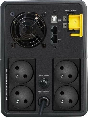 Kasë UPS APC BX1200MI-FR, 1200VA, 650W, 4 dalje franceze, e zezë