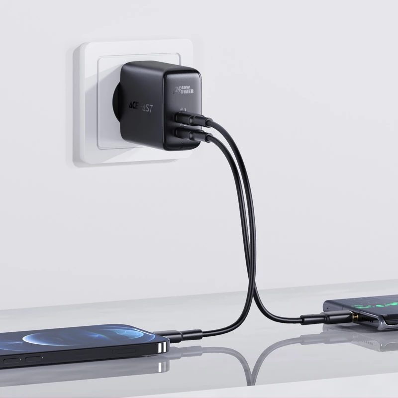 Karikues muri Acefast A9, 2x USB-C, 40W, i zi