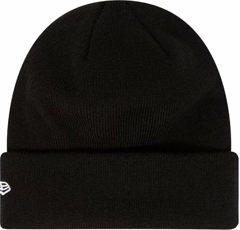 Kapelë New Era, modeli Essential Cuff Beanie për meshkuj dhe femra, e zezë