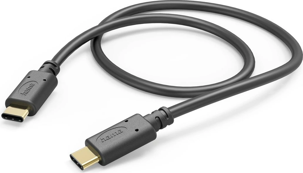 Kabllo USB-C në USB-C Hama 201591, 1.5m, e zezë