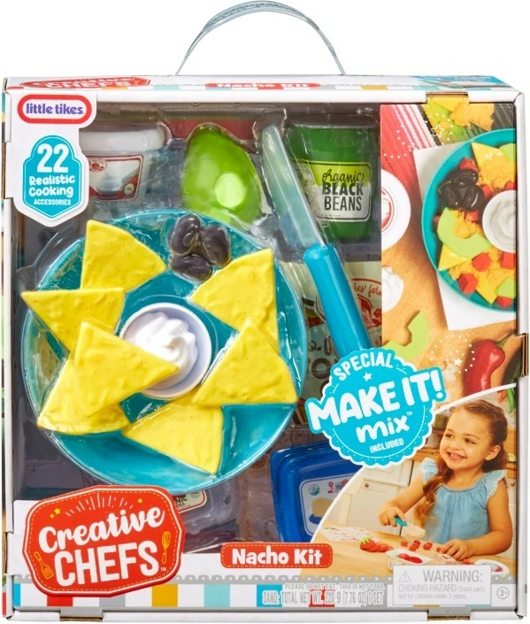 Set lodrash Creative Chefs Nachos Little Tikes, 22 pjesë, multikolor