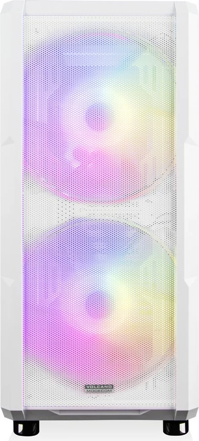 Kasë MODECOM Volcano Amirani ARGB, Midi Tower, e bardhë