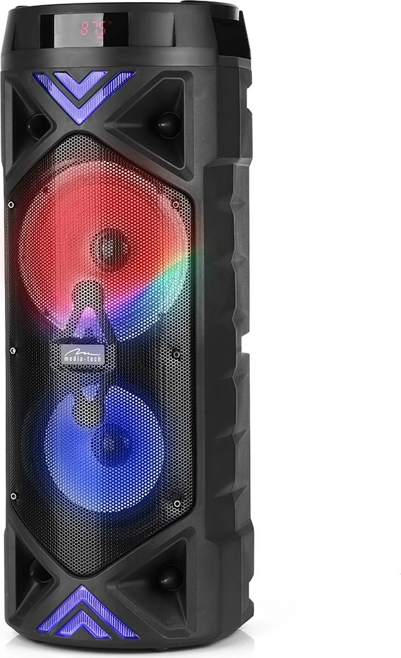 Altoparlant portativ Media-Tech FUNBOX KEG PRO MT3182 me Bluetooth, Karaoke, LED, i zi