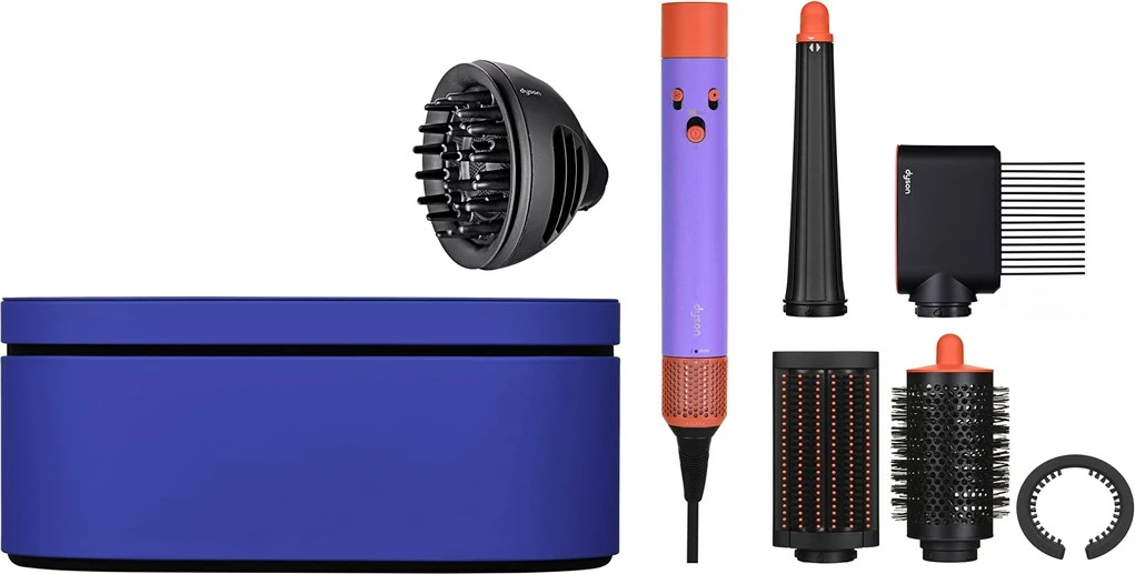 Tharëse dhe kaçurreluese flokësh DYSON HS08, Vinca Blue, set me aksesorë
