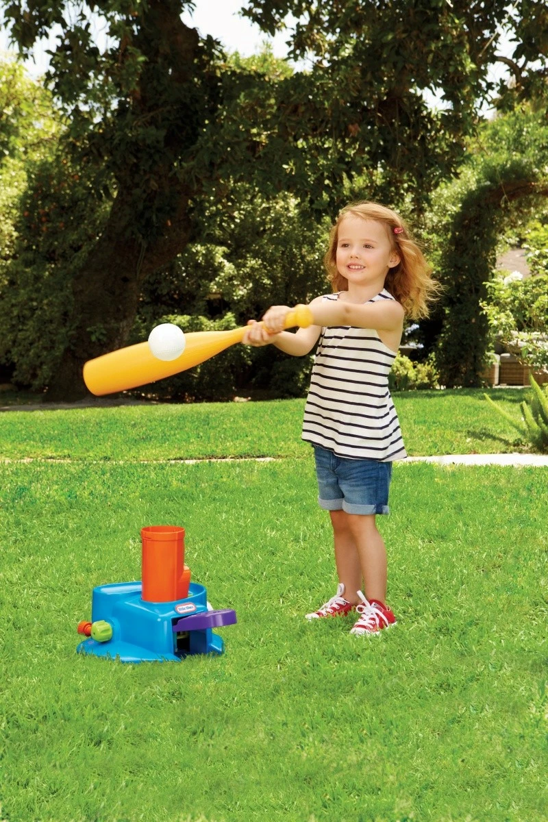 Set T-Ball Little Tikes Triple Play Splash, plastikë, shumëngjyrësh, për fëmijë