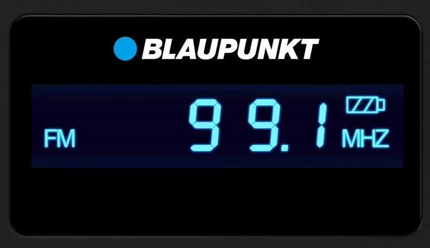 Radio xhepi Blaupunkt PR5BL, USB, microSD, FM, Azur e zezë
