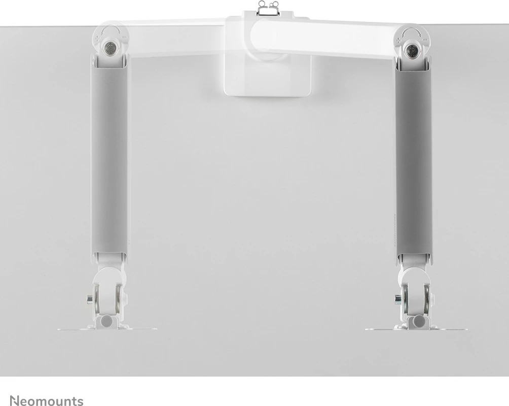 Krah monitori Neomounts DS70-450WH1, gas spring, Topfix, 17-42 inç, 15 kg, i bardhë