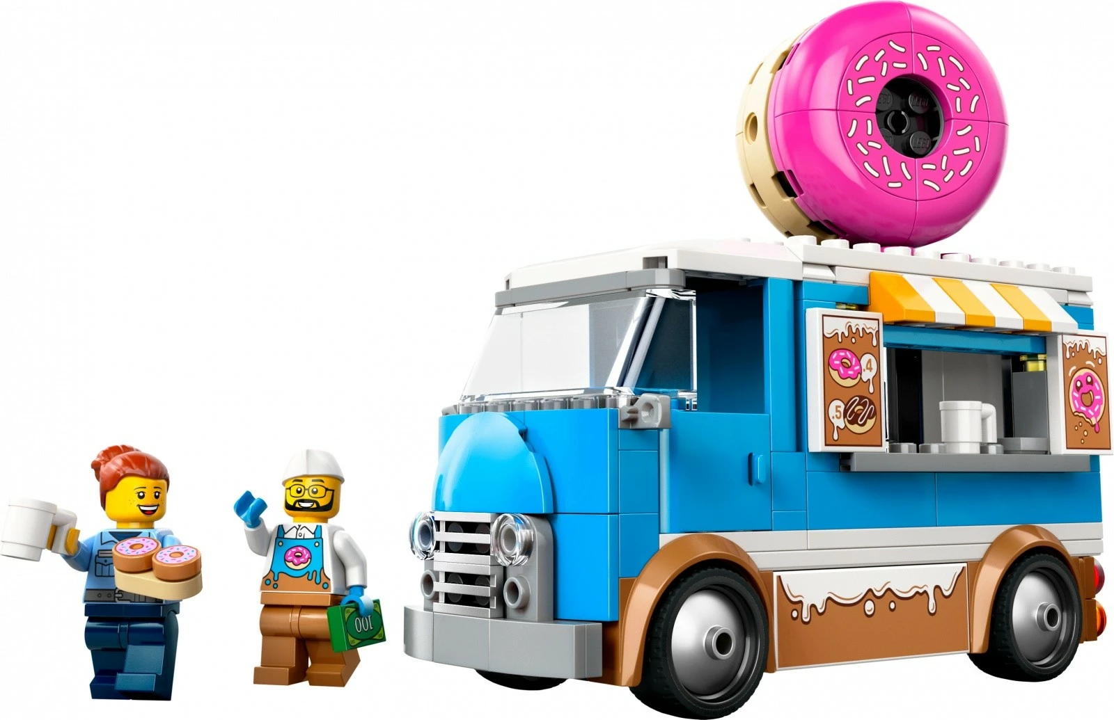 Set LEGO City Mobile Donut Shop 60452, 196 pjesë, plastikë