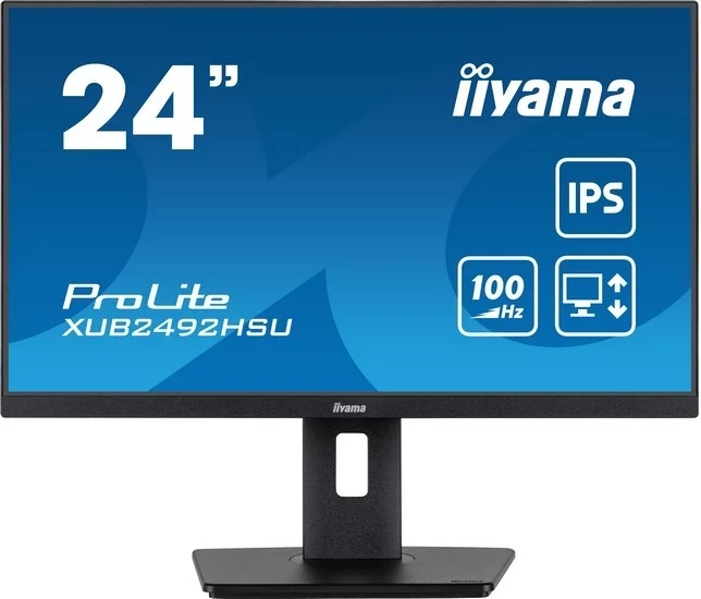Monitor iiyama XUB2492HSU-B6, ngjyrë e zezë