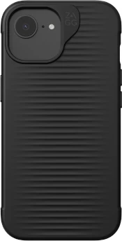 Mbështjellës Zagg Luxe për iPhone 16e/15/14/13, Zi