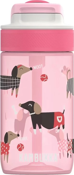 Shishe uji Kambukka Lagoon 400 ml Diva Dogs, rozë