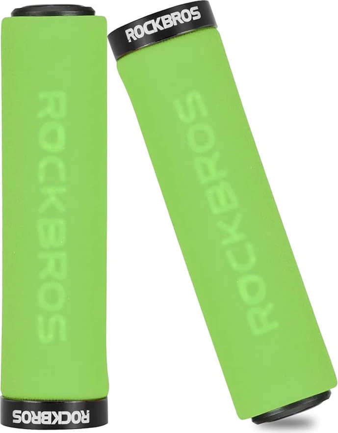 Doreza timoni për biçikletë Rockbros BT1001GNBK, sfungjer, Jeshile e zezë