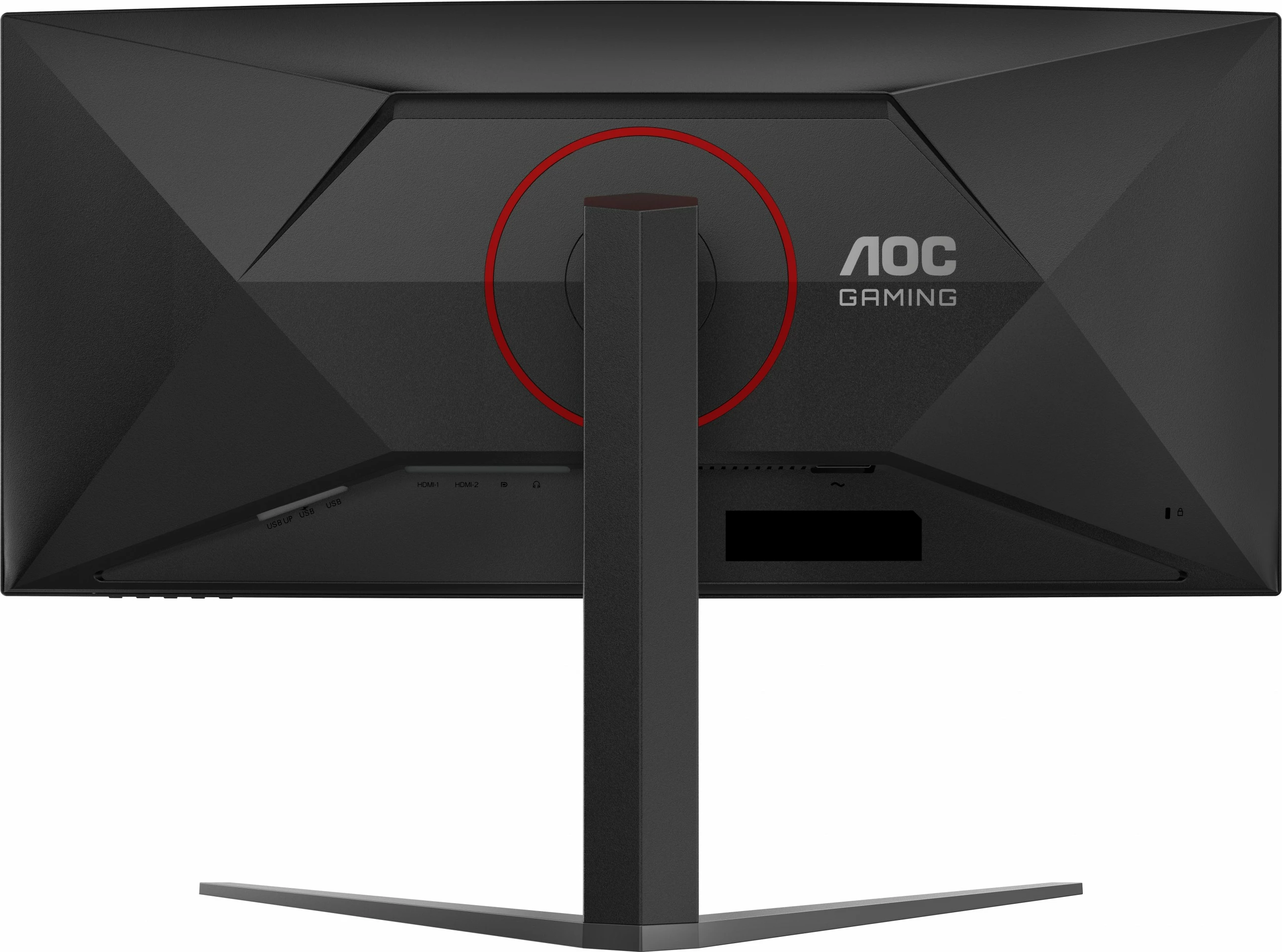 Monitor gaming AOC CU34G4Z, 34 inç, 3440x1440, 240Hz, USB Hub, e zezë/kuqe