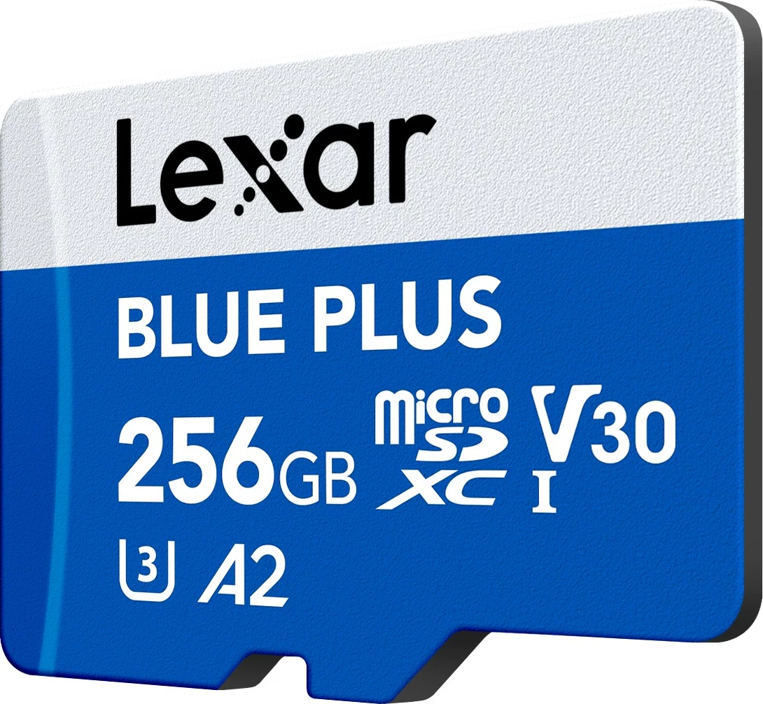 Kartë memorje microSD Lexar LMSBLPL256G-BNANG 256GB UHS-I 170MB/s C10 A2 U3 V30 me adaptues SD blu