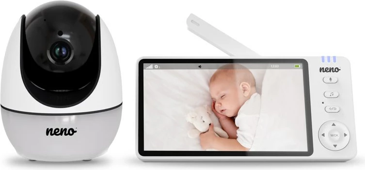 Monitor foshnje neno Ti Amo me ekran 5", funksion SOS, kamerë, bardhë