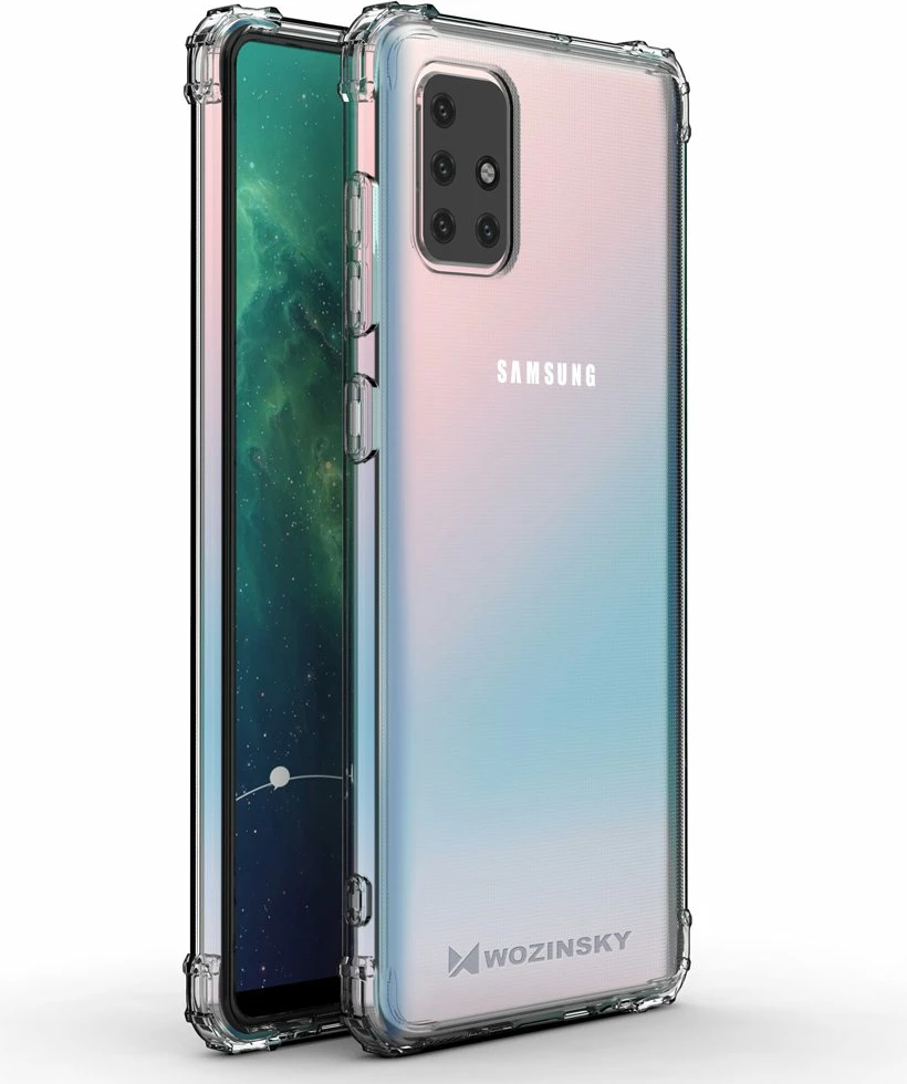 Mbështjellës Wozinsky Anti Shock për Samsung Galaxy A72, transparent