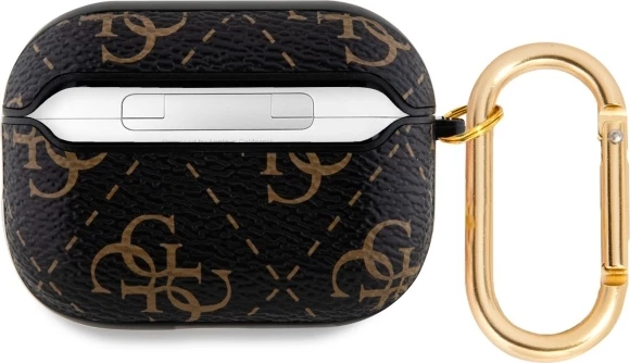 Mbështjellës Guess GUAP2PG4GPK për AirPods Pro 2, me karabinë, i zi