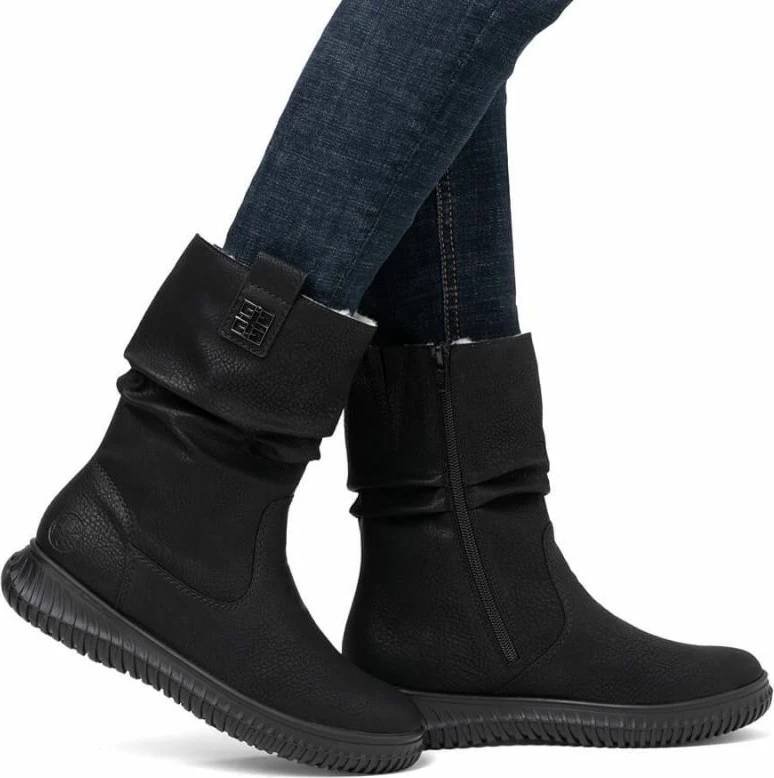 Çizme Rieker femra, të zeza