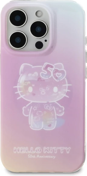 Mbështjellës Hello Kitty IML 50th Anniversary MagSafe për iPhone 16 Pro Max, Rozë
