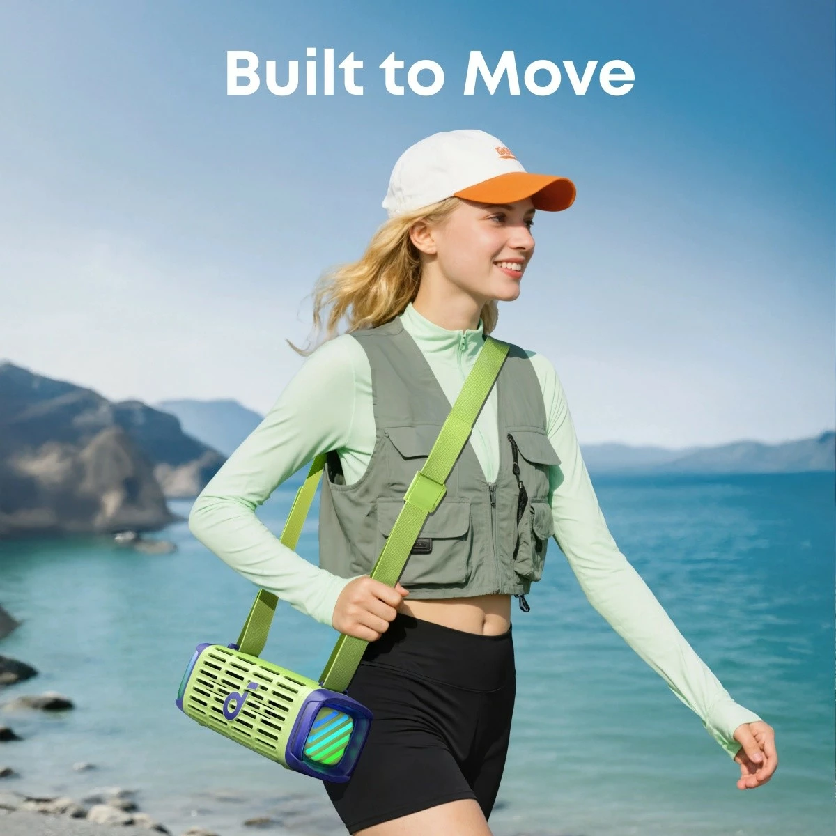 Altoparlant portativ Anker Soundcore Boom 3i, Bluetooth, 16 orë bateri, i gjelbër