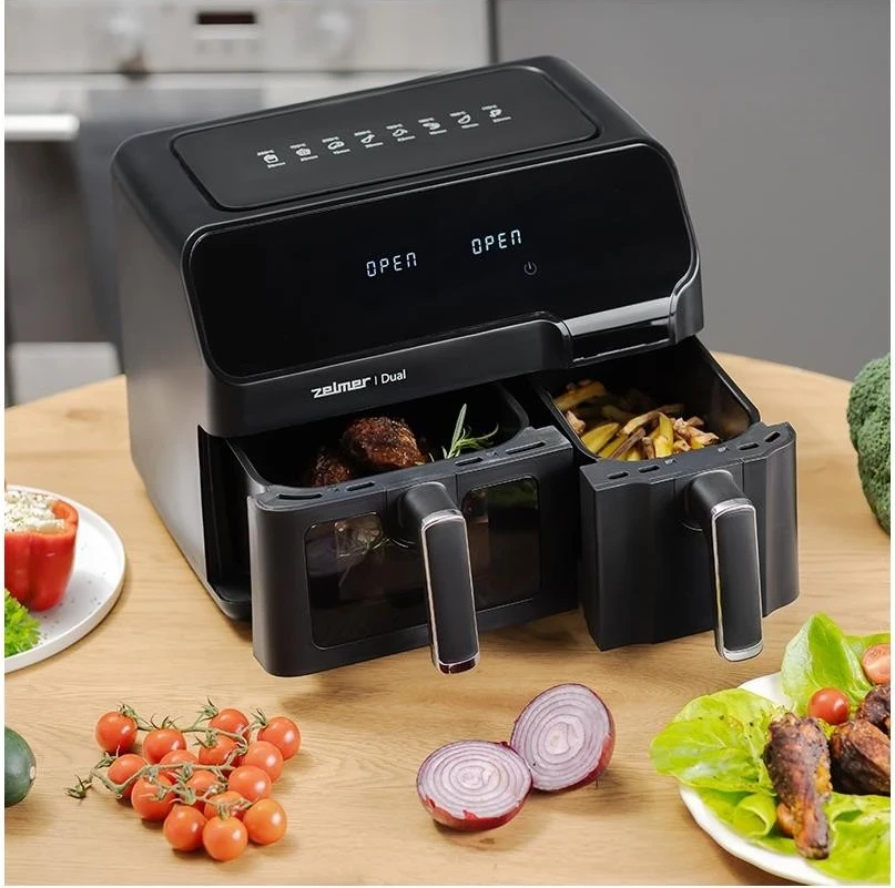 Frytkownicë Zelmer ZAF9000 Dual, 9.000, e zezë