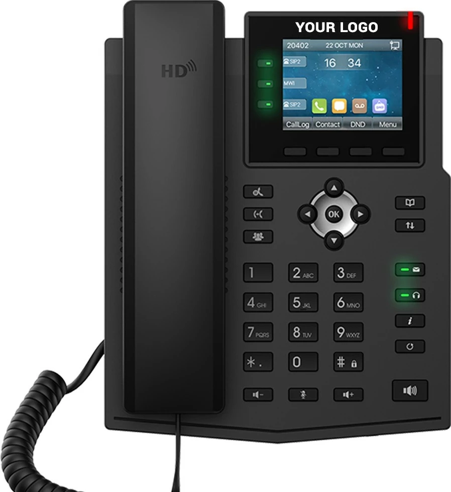 Telefon IP Fanvil X3U, 6 linja, i zi