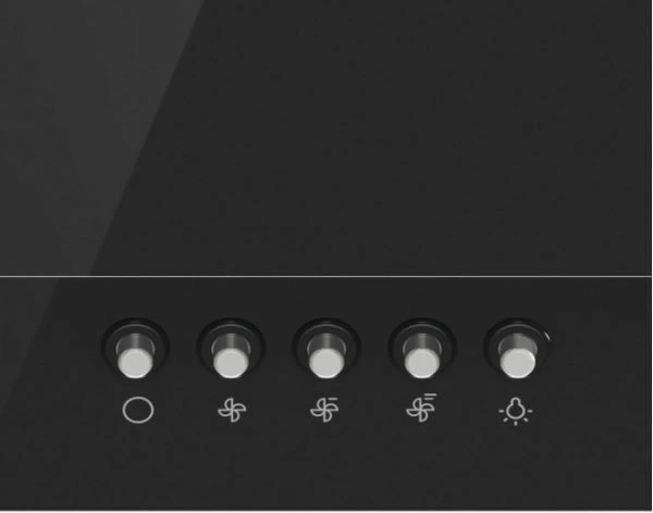 Aspirator kuzhine Gorenje WHI629EB, 60 cm, i zi