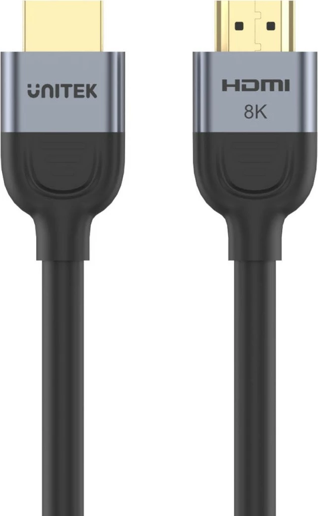 Kabllo HDMI Unitek C11086GY01-1M, 2.1, 8K 60Hz, 1m, e zezë