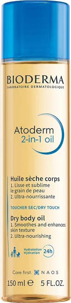 Vaj trupi për femra Bioderma Atoderm 2-in-1 Oil Dry Body Oil, 150ml