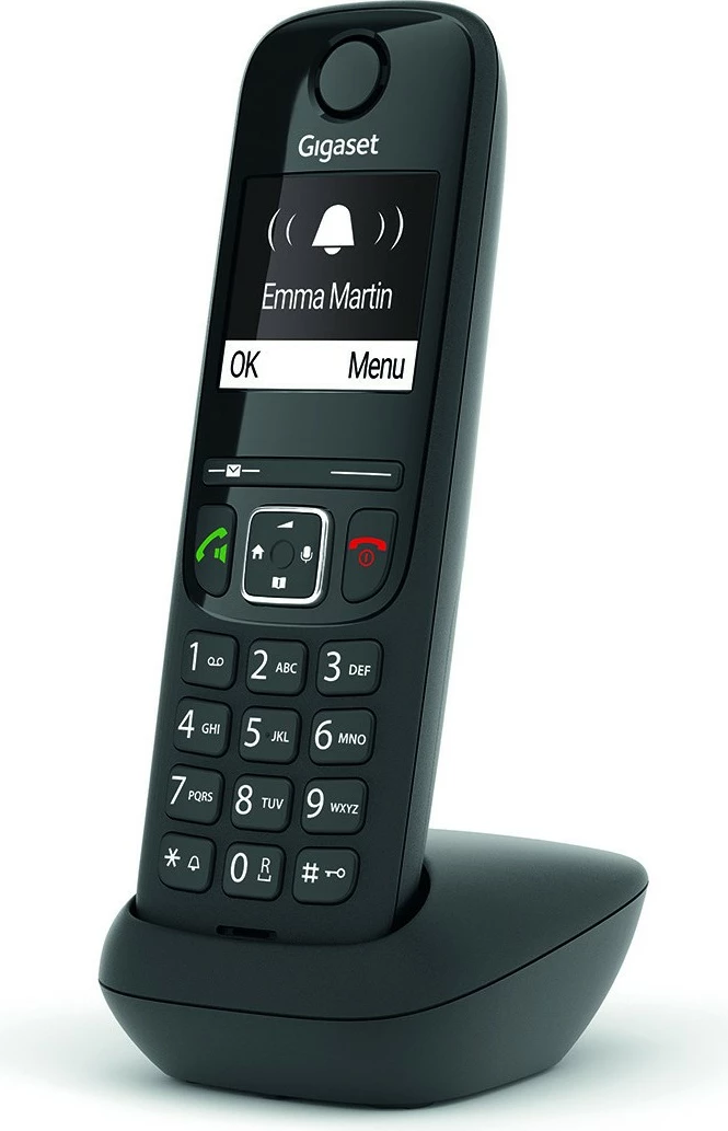 Telefon pa kabllo Gigaset AS690HX, 150 kontakte, Speakerphone, Caller ID, i zi