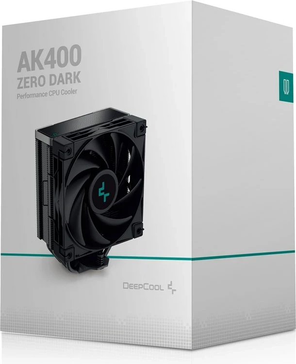 Ftohës ajri procesori DEEPCOOL AK400 ZERO DARK, 12 cm, i zi
