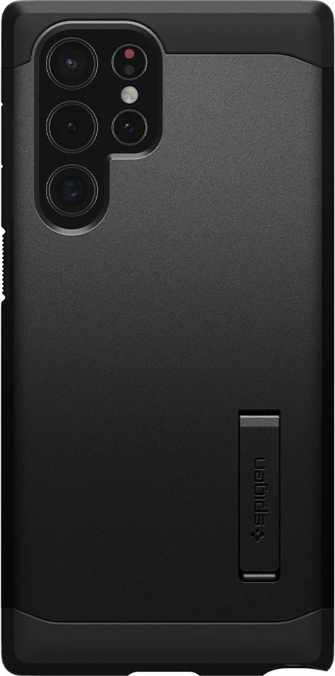 Mbështjellës Spigen Tough Armor për Samsung Galaxy S22 Ultra, i zi