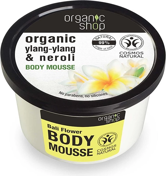 Mousse për trup për femra Organic Shop Ylang-Ylang & Neroli Balinese Flowers, 250ml