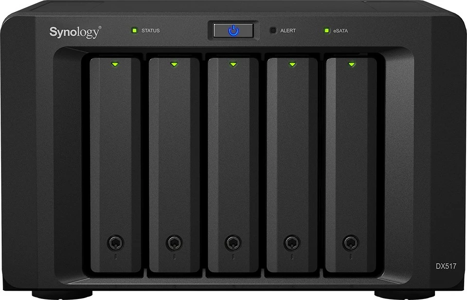 Njësi zgjerimi Synology DX517, Desktop, 80 TB, e zezë