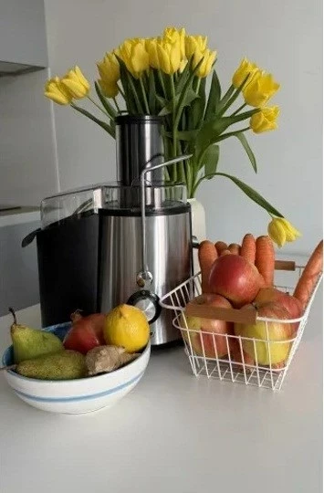 Shtrydhëse frutash MPM MSO-18M, 1000 W, Inoks, E zezë