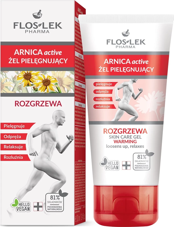 Xhel kujdesi për trupin Floslek Arnica Active, 100ml