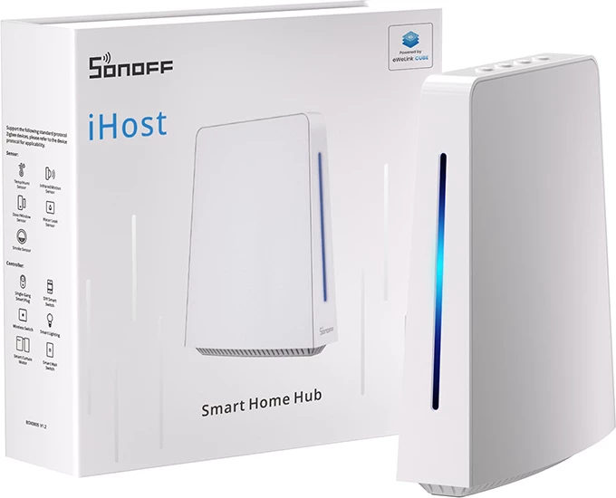 Kasë smart home Sonoff iHost AIBridge-26, 4GB RAM, ZigBee, Wi-Fi, LAN, E bardhë