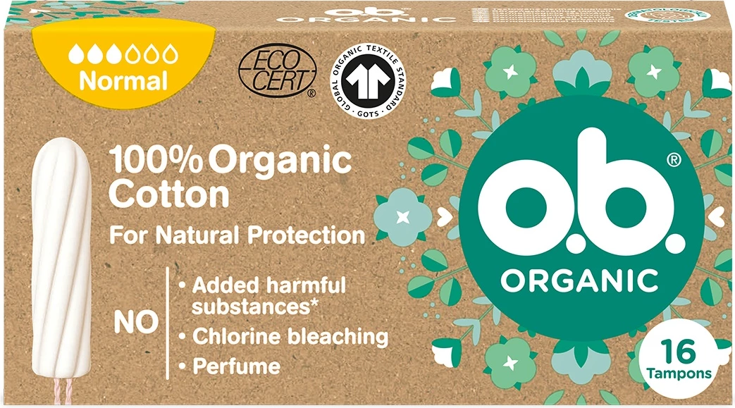 Tampona organikë normal O.B. 16 copë