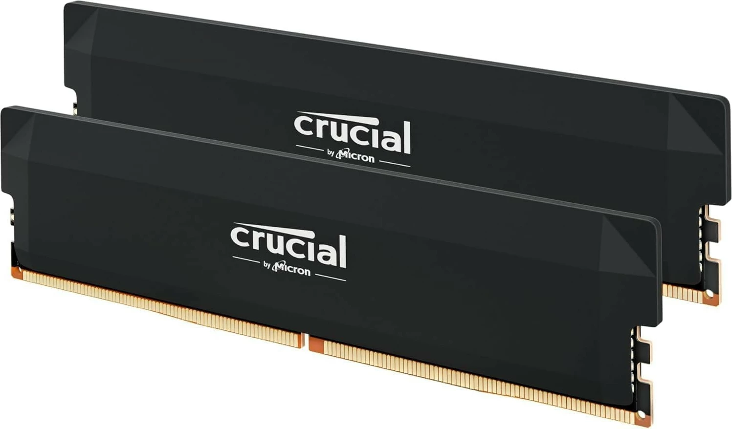 RAM Memorje Crucial DDR5 Pro OC, 32GB (2x16GB), 6400MHz, CL38, e zezë