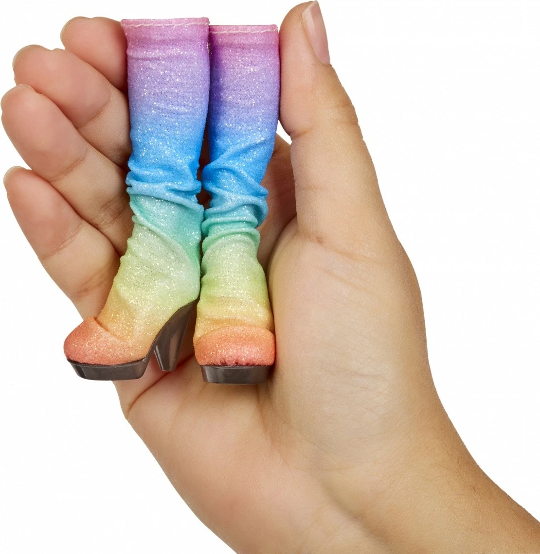 Set këpucësh për kukulla Rainbow High, MGA, 27 copë, shumëngjyrëshe