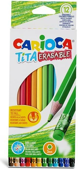 Lapsa ngjyrosës Carioca Tita, 12 Ngjyra, të fshirshme