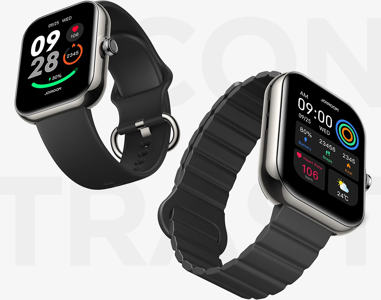 Smartwatch Joyroom Fit-Life JR-FT5 Plus, 1.96 inç, Bluetooth 5.4, 300 mAh, e zezë