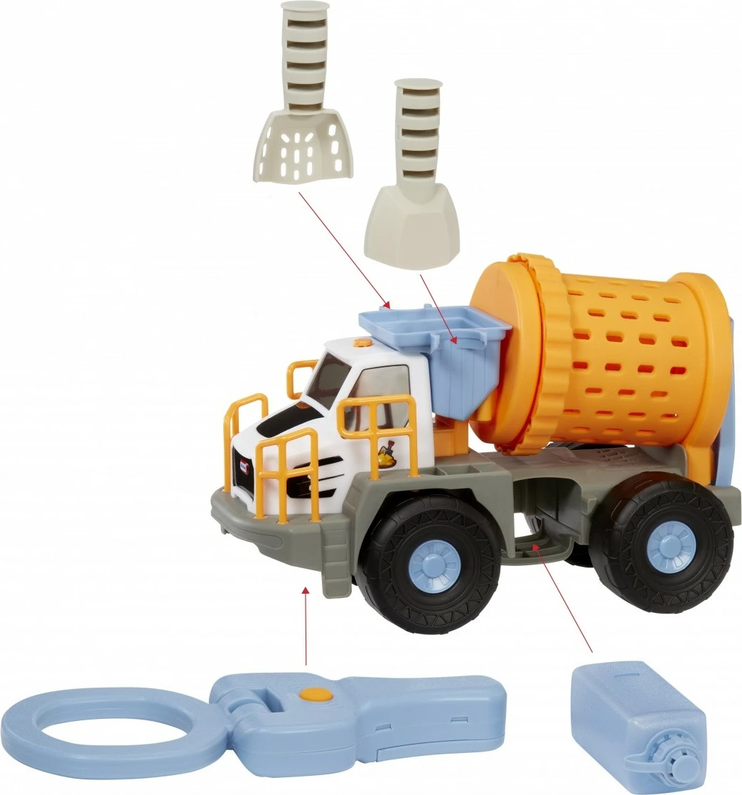 Set kamion minierash Little Tikes Mining Truck Big Adventures, plastikë, 27 cm, azure/gri/portokalli/e bardhë